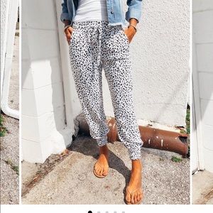 Cheetah Print Joggers | Size: Small